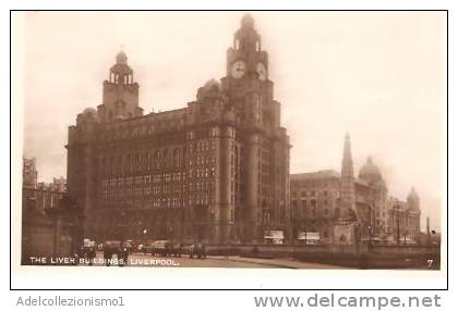 26919)cartoliina Illustratoria The Liver Buildings , Liverpool - Liverpool