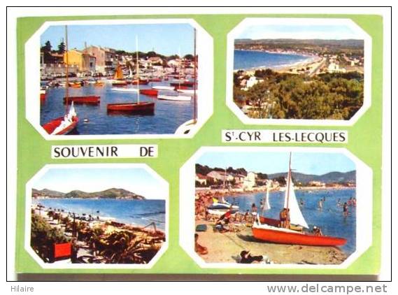 Cpsm 83 ST CYR LES LECQUES Souvenir - Saint-Cyr-sur-Mer