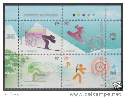 2006 ARGENTINA Sport Apline Disciplines WINTER SPORT 4V - Unused Stamps