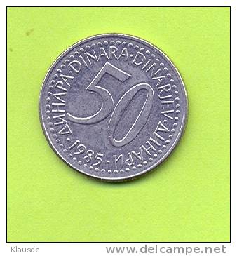 50 Dinar Jugoslawien 1885 - Yugoslavia