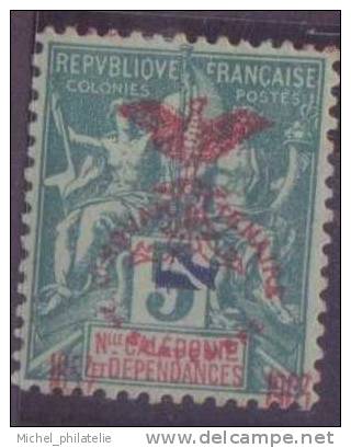 NOUVELLE CALEDONIE N°83a*  TYPE II AVEC CHARNIERE NEUF BE - Ongebruikt