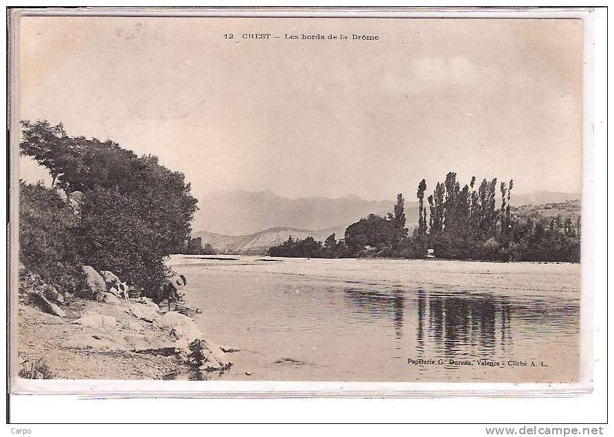 CREST. - Les Bords De La Drôme. (Lavandière) - Crest