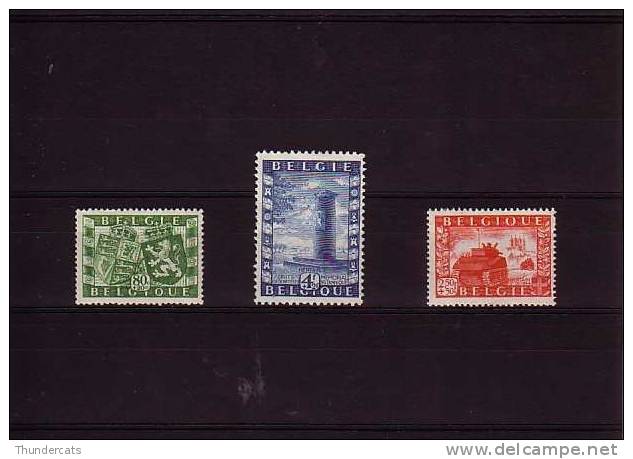 1950 GENOOTSCHAP BELGIE   SET MNH **  823 824 825  SET € 16  à  30 %  !!!!!!! - Neufs