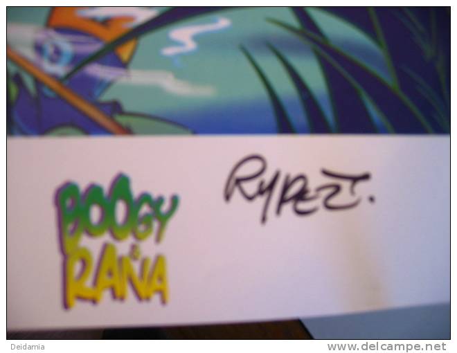 AFFICHE BOOGY ET RANA SIGNEE PAR RYPERT. BE - Afiches & Offsets