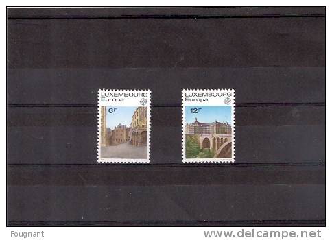 LUXEMBOURG:1977: Série 895/6 NSC.: EUROPA.Vues De La Ville De Luxembourg. - 1977