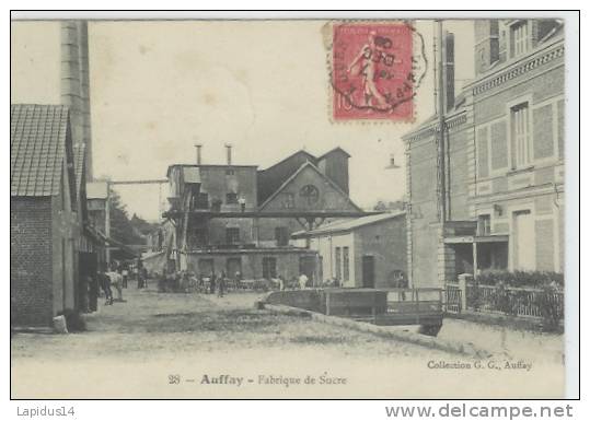 L25*/   CPA   AUFFAY   (76)  FABRIQUE DE SUCRE (sucrerie) - Auffay