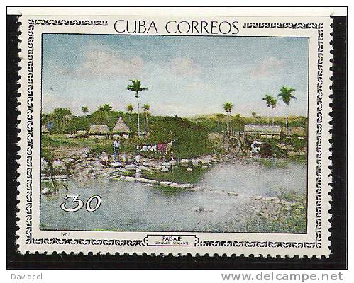 N052.- C U B A.-( 1967 ).- " OBRAS DE ARTE DEL MUSEO NACIONAL" .- EDIFIL #: 1445  .- MNH.- - Unused Stamps