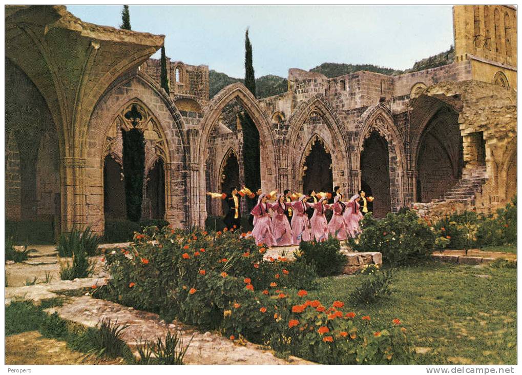 AK ZYPERN CYPRUS Nr.43.CYPRIOT FOLKLORE  BIG FORMAT OLD POSTCARD - Chypre