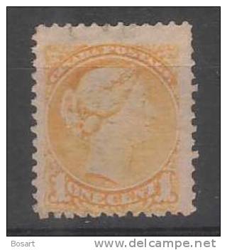 Canada T.Neuf Sans Gomme Victoria 1870 N°28a. Cote 75 € - Neufs