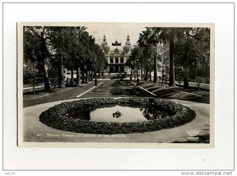 - MONTE-CARLO . LE CASINO ET LES JARDINS - Casinò