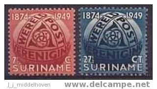 Suriname NVPH Nr 278/9 Ongebruikt (MLH, Neuf Avec Charniere) - Suriname ... - 1975