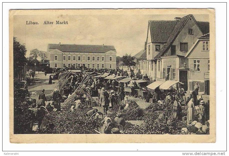 LETTONIE  /  LIBAU  ( LIEP ) /  ALTER  MARKT - Lettonie