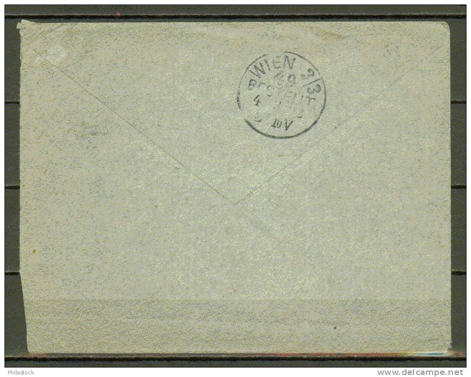 FRANCE N° 111 X 2  & 116 X 2 Paires Obl. S/Lettre Entiére Pour L'Autriche - Covers & Documents