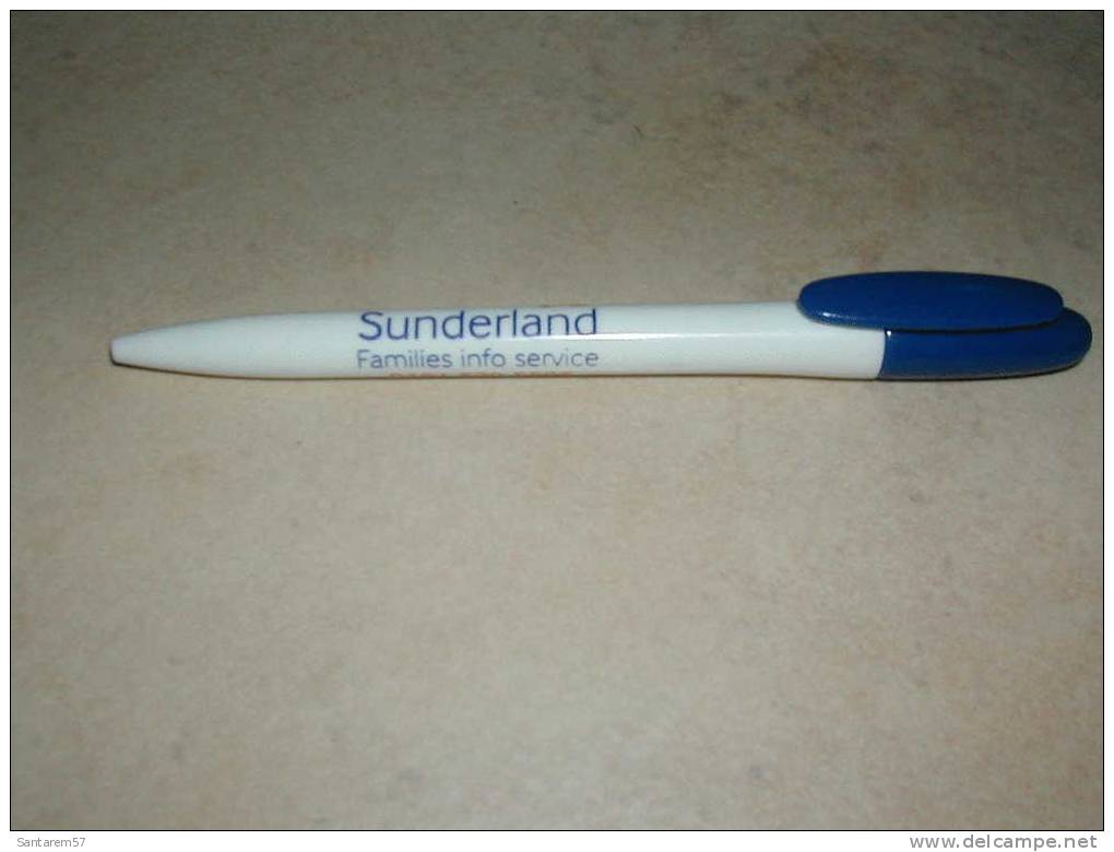 Stylo Pen Esferografica Sunderland Families Info Service Royaume Uni - Schreibgerät