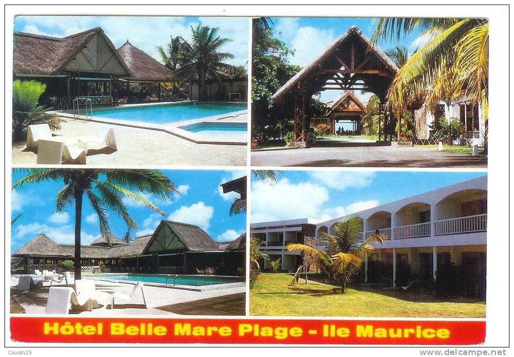 ILE MAURICE : Lot De 5 Cartes Modernes - Maurice