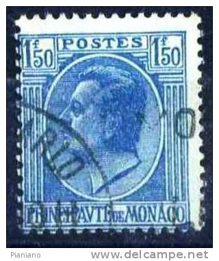 PIA - MONACO - 1924-33 : Principe Luigi II - (Yv  99) - Usados