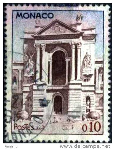 PIA - MONACO - 1960-65 : Porta D´ingresso Del Museo Oceanografico - (Yv 539) - Used Stamps