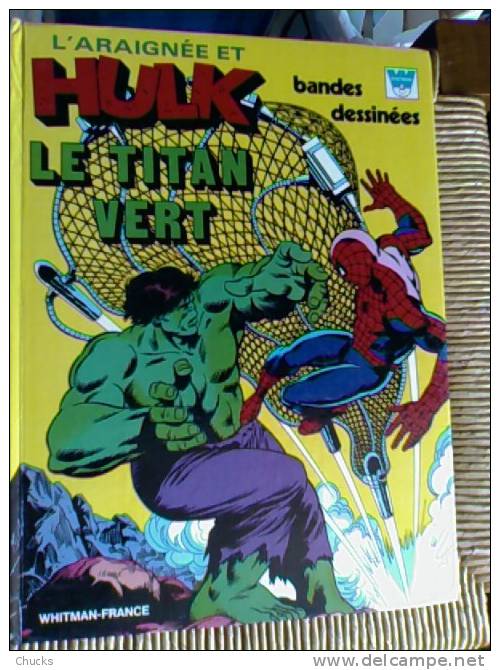 L´araignée Et Hulk, Le Titan Vert  Whitman - Spiderman
