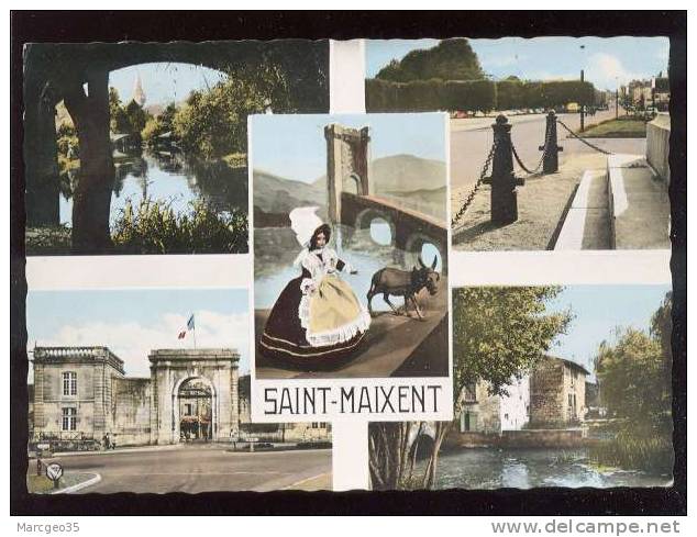 Saint Maixent L'école édit.theojac N° 270-13 Multivue  Belle Cpsm - Saint Maixent L'Ecole