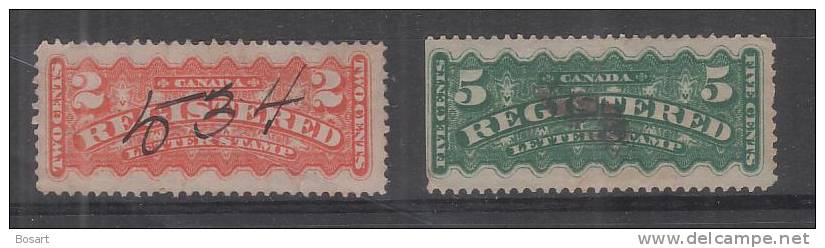 Canada 2 Timbres Ob.Chargements N°1 Et 2 C.17€ - Gebruikt