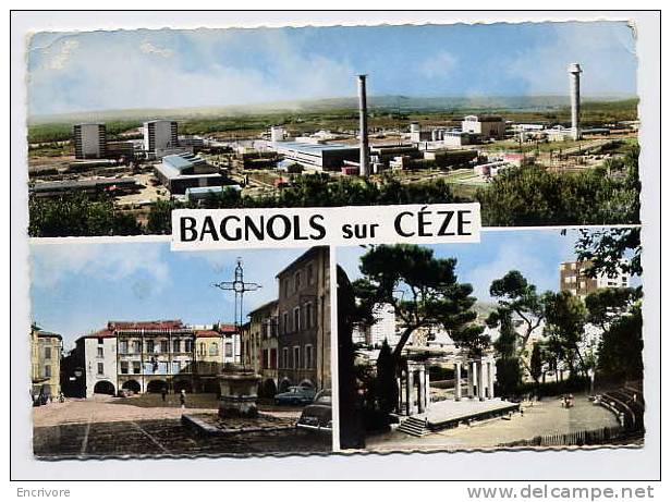 Cpsm BAGNOLS SUR CEZE  -centre Atomique De MARCOULES -ed Arlixcolor - Bagnols-sur-Cèze