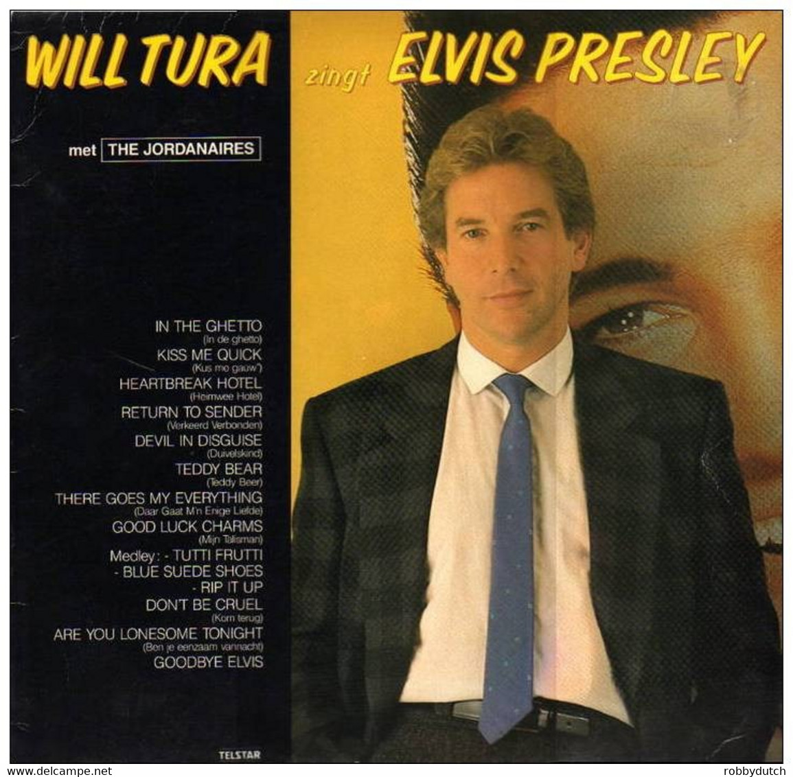 * LP *  WILL TURA ZINGT ELVIS PRESLEY (met THE JORDANAIRES) - Autres - Musique Néerlandaise