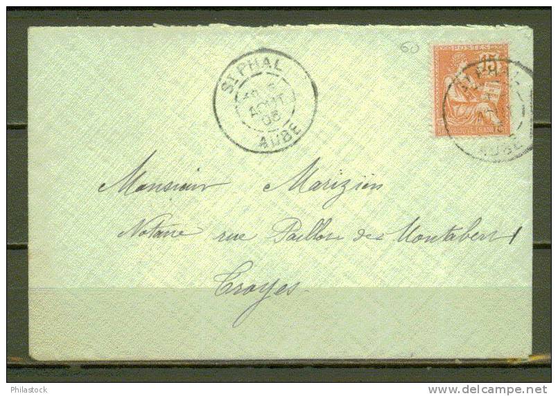 FRANCE N° 125  Obl. S/lettre Entiére - Covers & Documents