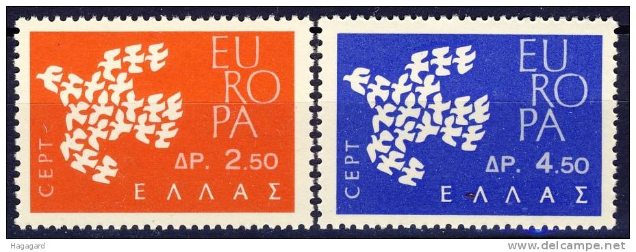 ##Greece. 1961.  EUROPA/CEPT. Michel 775-76. MNH (**) - Unused Stamps