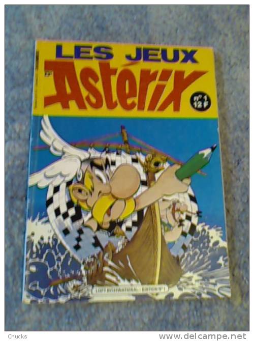 Les Jeux D’ASTERIX N°1 Loft International édition N°1 1982 - Astérix