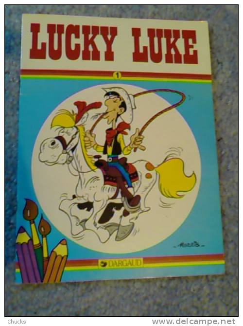 Lucky Luke Album à Colorier N°1 Dargaud 1985 - Lucky Luke