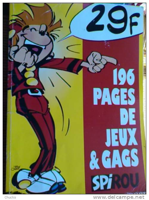 Spirou Livre Jeux & Gags Décembre 1997 - 196 Pages - Spirou Et Fantasio