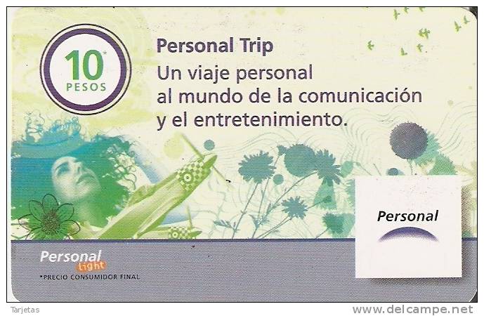 TARJETA DE ARGENTINA DE PERSONAL TRIP (PERSONAL) - Argentina