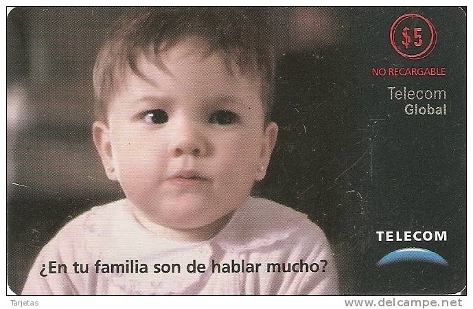 TARJETA DE ARGENTINA DE UN NIÑO  (PERSONAL) - Argentinien