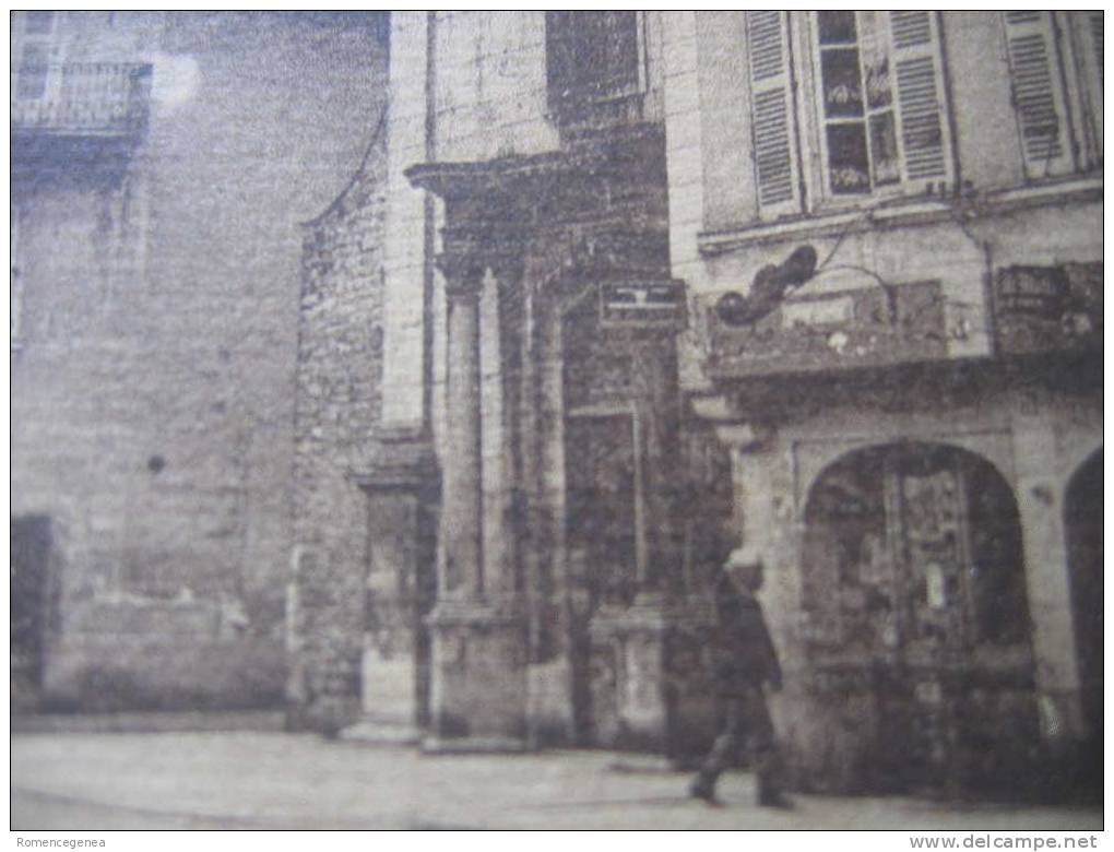 PONT-de-VAUX - Grande-Rue Et L'Eglise - Animation - Non Voyagée - Pont-de-Vaux