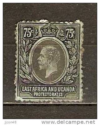 East Africa And Uganda Protectorates 1912  75c  (o) Black / Green - East Africa & Uganda Protectorates