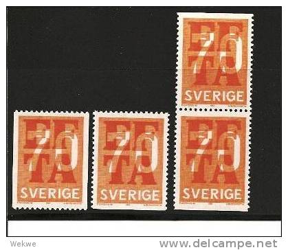 Sch Mi.Nr. 973C-D + DD,  - SCHWEDEN -/ (Paar) EFTA 1967 ** - Ungebraucht