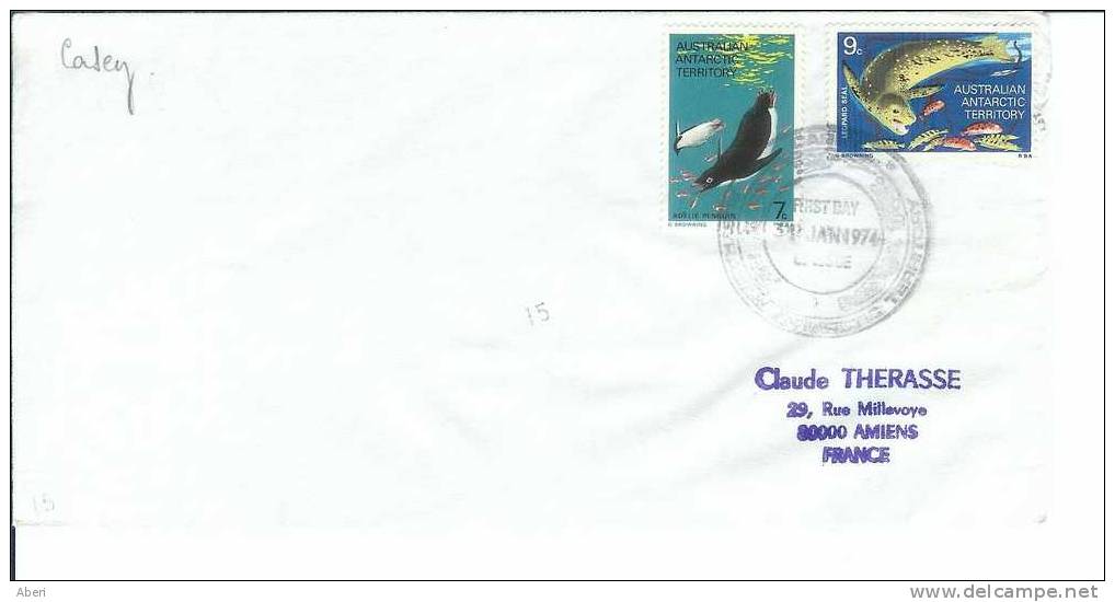 4497  BASE CASEY - AUSTRA2LIAN ANTARTICA - - Covers & Documents