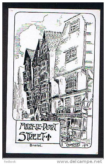 Postcard Mary-Le-Port Street Bristol Gloucestershire  - Ref 401 - Bristol