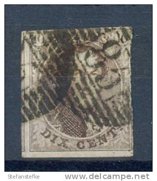 Belgie Ocb Nr :  10 A    P85 (zie Scan) Nipa: - 1858-1862 Médaillons (9/12)