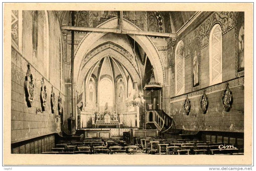 Rochecorbon (I.-etL.) Intérieur De L'Eglise - Rochecorbon