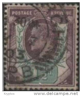 Great Britain - 1902-11 - King Edward VII - 1½ Pence - Oblitérés
