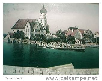 GERMANY ALEMAGNE  WASSERBURG Im BODENSEE NAVE SHIP FERRY BOAT  BATEAU VB1911 BX28101 - Weissenburg