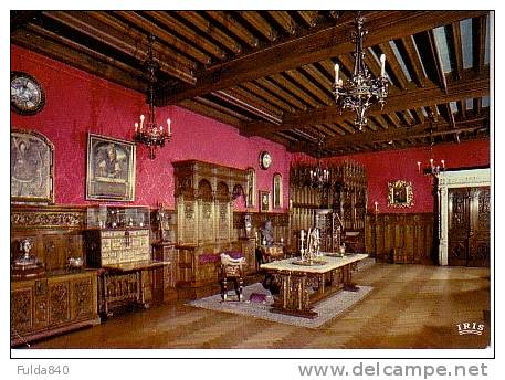 CPM.  LENNIK.    Chateau De  GAASBEEK. - La Grande Galerie. - Lennik