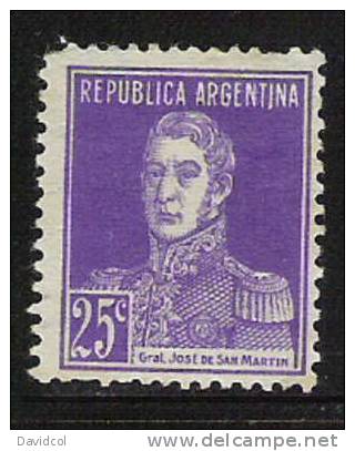 M900.-.ARGENTINIEN / ARGENTINA.- 1924.- MICHEL  # : 294 I    , MNG - GENERAL SAN MARTIN - Ongebruikt