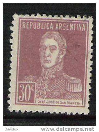 M901.-. ARGENTINIEN / ARGENTINA.- 1924.- MICHEL  # : 295 I    , MNG - GENERAL SAN MARTIN - Unused Stamps