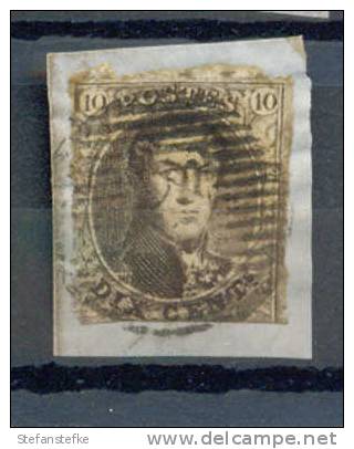 Belgie Ocb Nr :  10 A    Op Fragment  (zie Scan) Nipa: - 1858-1862 Médaillons (9/12)