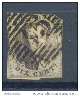 Belgie Ocb Nr :  10    P45 (zie Scan)  Nipa: - 1858-1862 Médaillons (9/12)