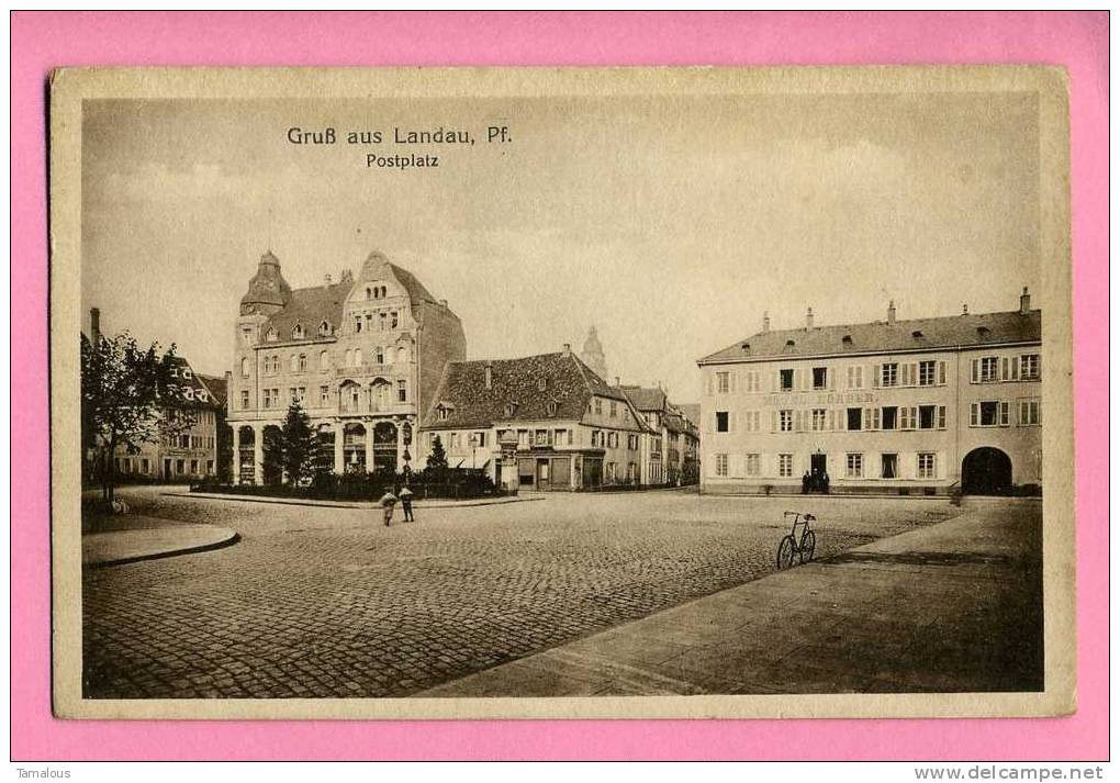 ALLEMAGNE - Grub Aus LANDAU - Postplatz - La Place Des POSTES - - Landau