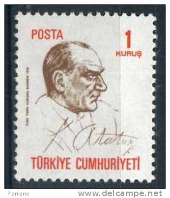 PIA - TURCHIA - 1970 : Mustafà Kemal Ataturk - (Yv 1936-37) - Nuovi