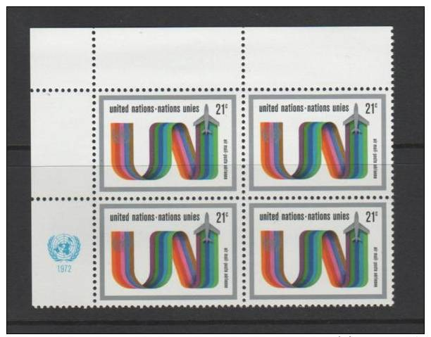 UNITED NATIONS / New York...INSCRIPTION BLOCK(S)...MNH...airmails - Other & Unclassified